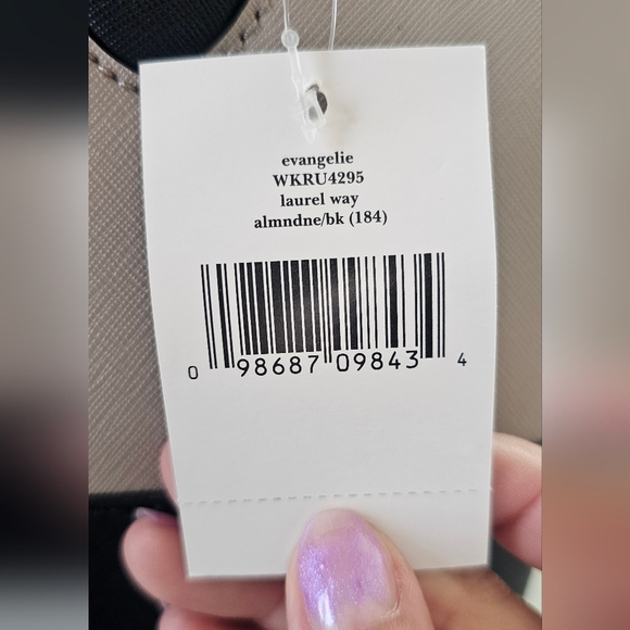 NWT Kate Spade Laurel Way Evangelie Saffiano Leather Satchel Crossbody Bag - Picture 6 of 8